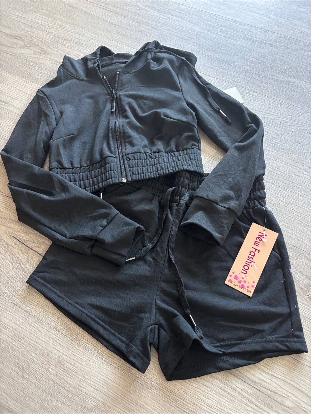 Women's Black Athletic Shorts -